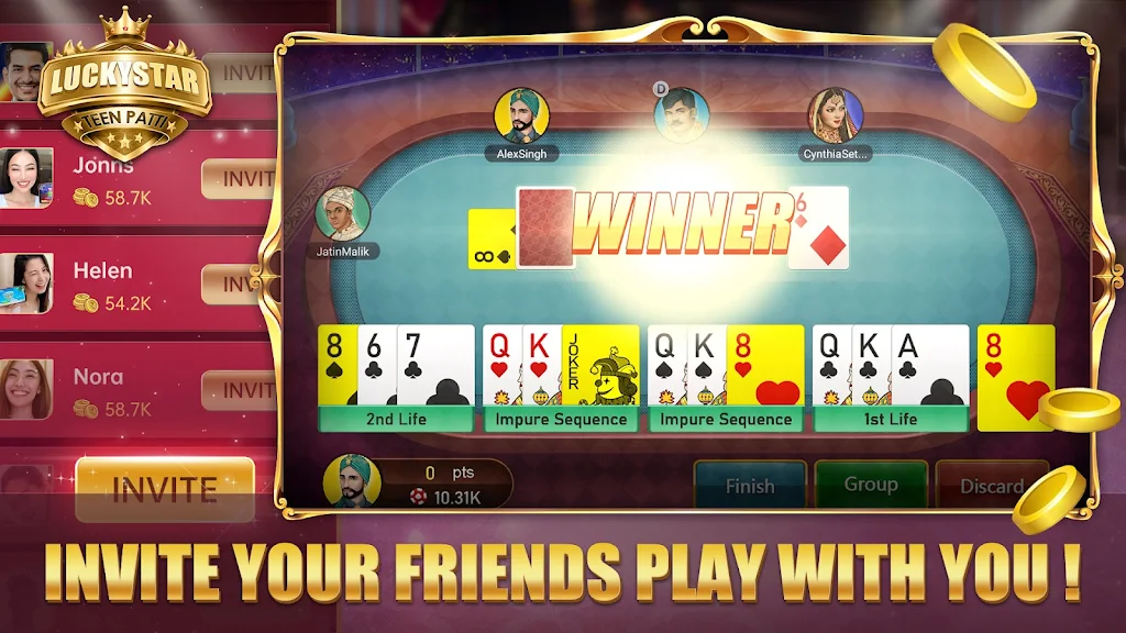 TeenPatti LuckyStar Captura de tela 1