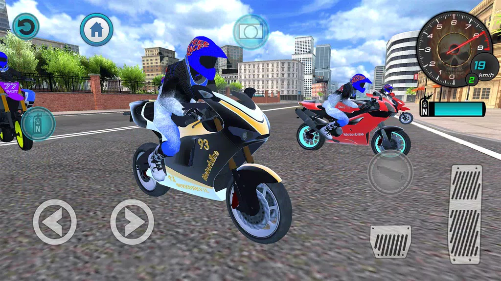 Real Moto Bike City Racing Capture d'écran 0