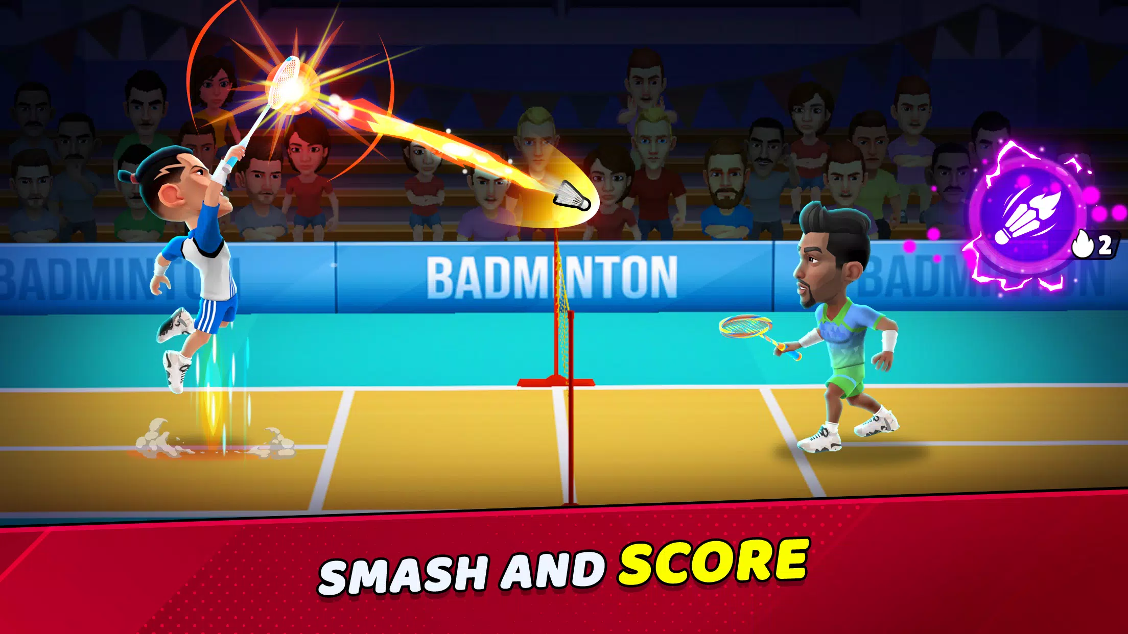 Schermata Badminton Clash 3D 0