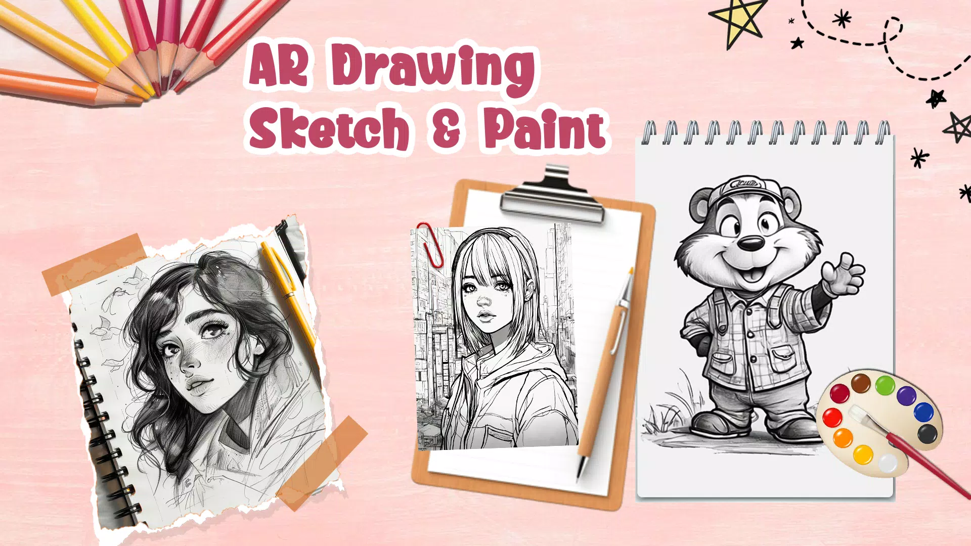 Draw Anime: AR Drawing Sketch 스크린샷 0