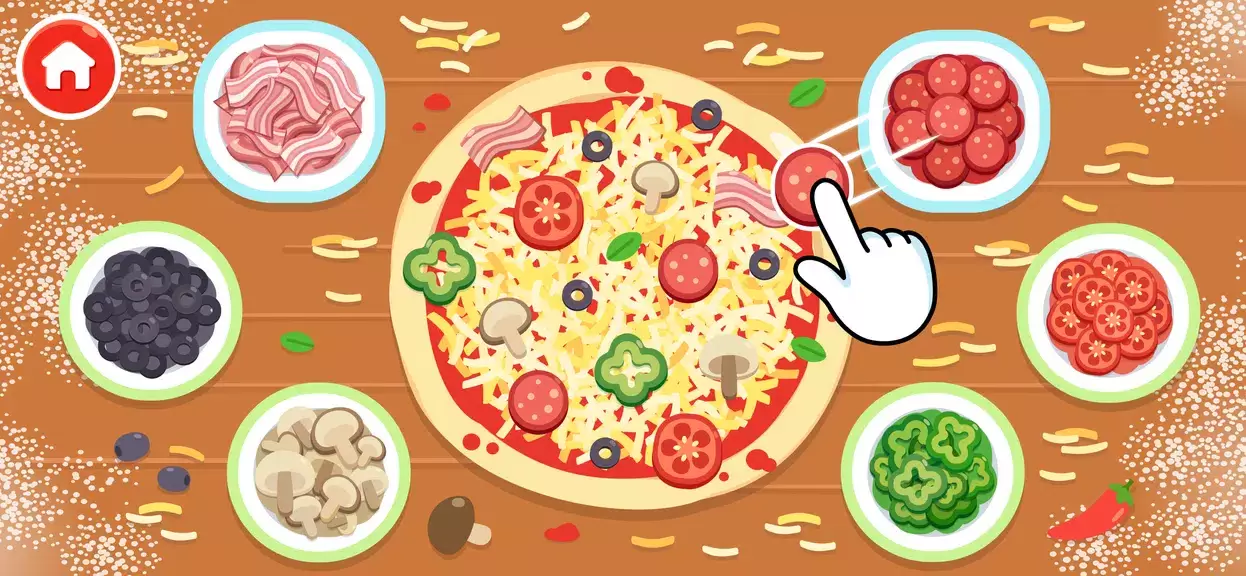 Pizza Cooking Games for Kids Schermafbeelding 0