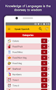 Speak Spanish : Learn Spanish Zrzut ekranu 1