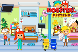 My Pretend Hospital Town Life 스크린샷 0