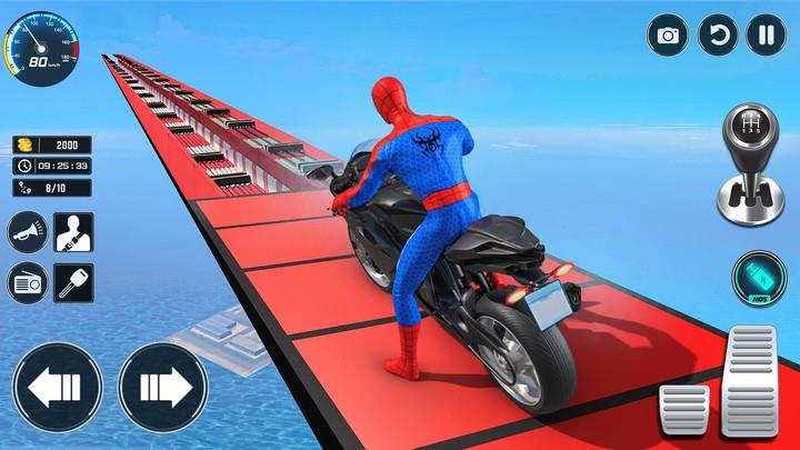 Superhero Bike Stunt Games GT Screenshot 0