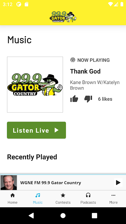 99.9 Gator Country ဖန်သားပြင်ဓာတ်ပုံ 0