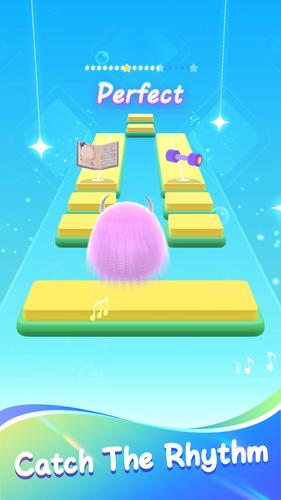 Fluffy Ball: Music Hop Game スクリーンショット 0