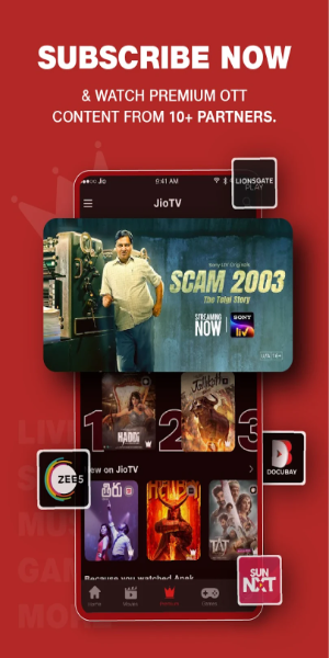 JioTV: देखें 24 घंटे लाइव टीवी स्क्रीनशॉट 0