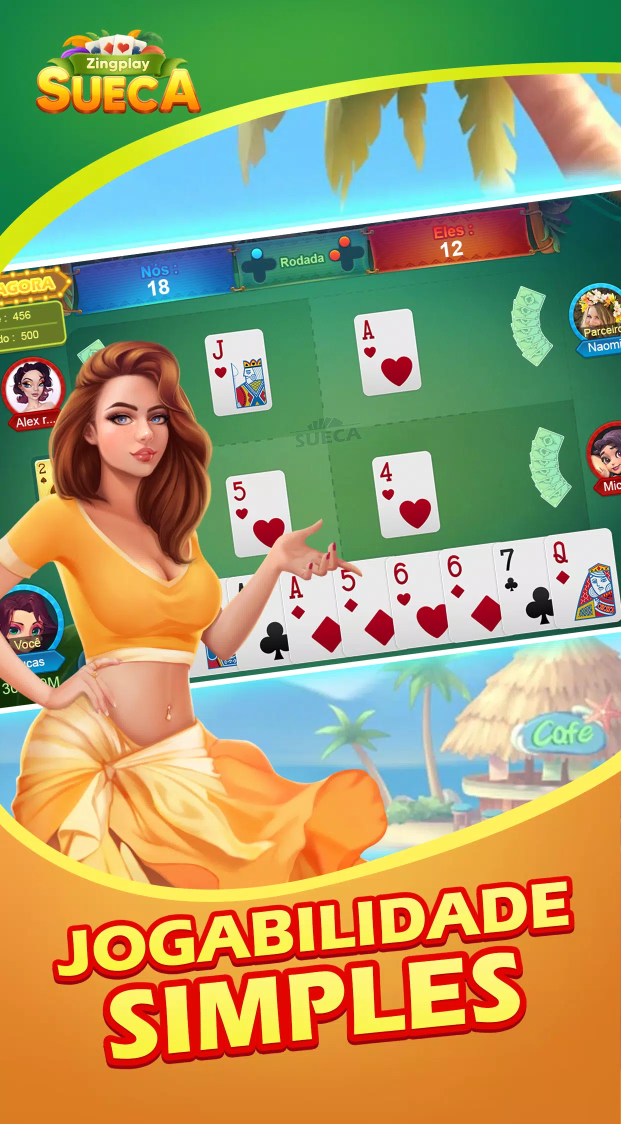 Sueca ZingPlay - Jogo de carta Ekran Görüntüsü 2