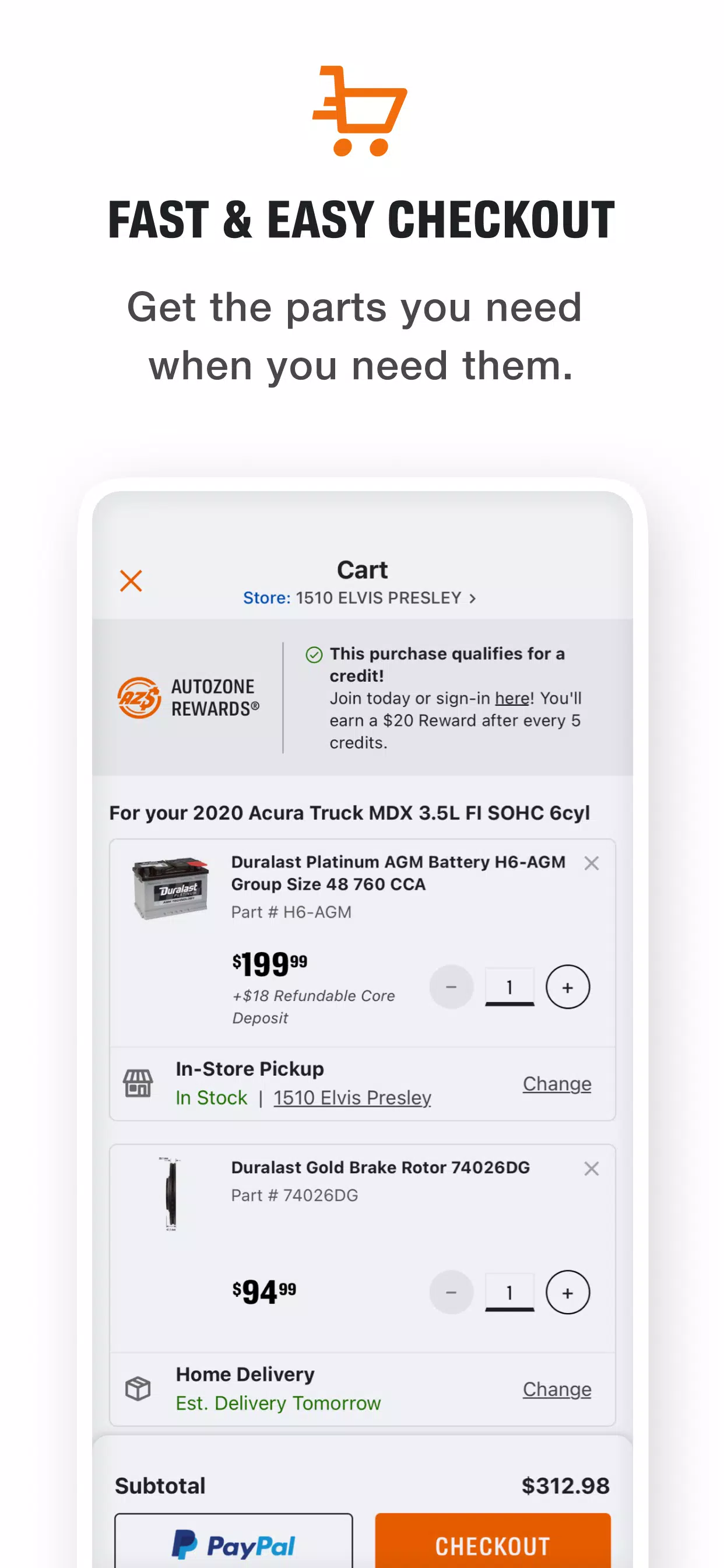 AutoZone Ảnh chụp màn hình 1