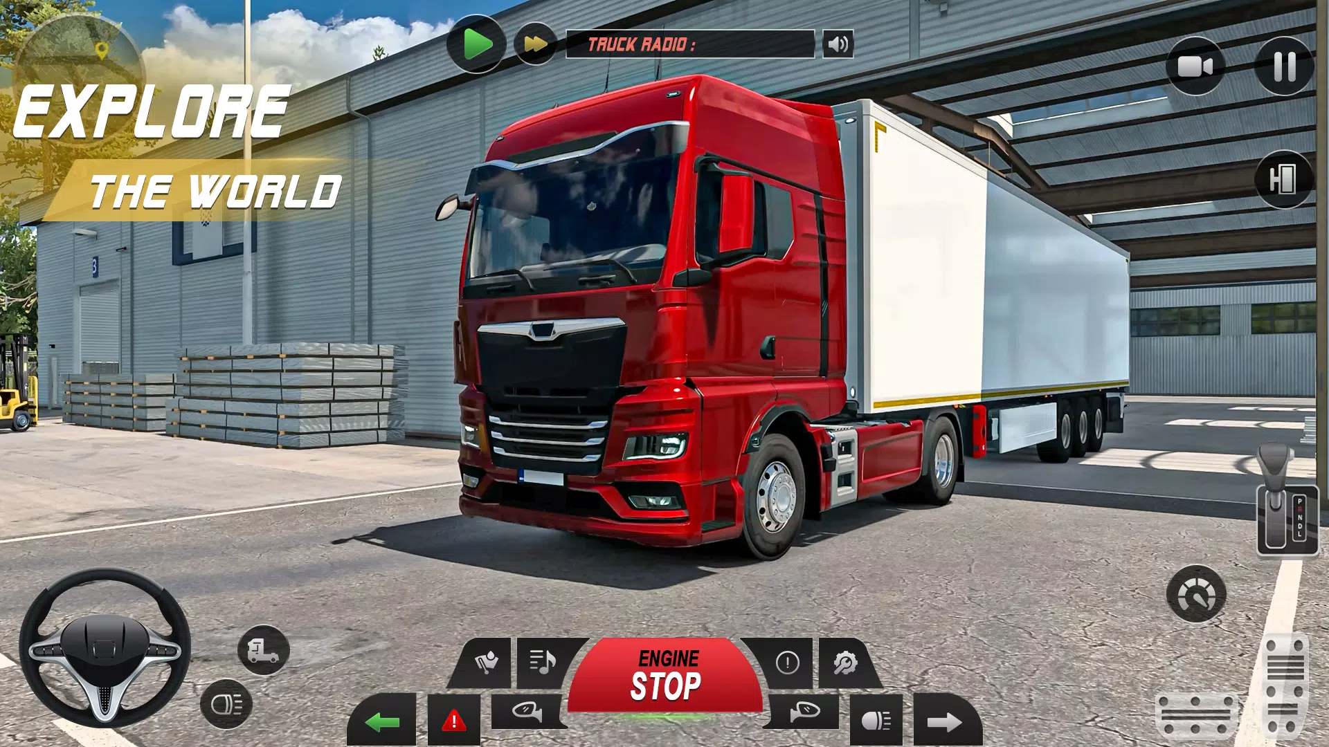 Euro Truck Driving Game 3d ภาพหน้าจอ 0