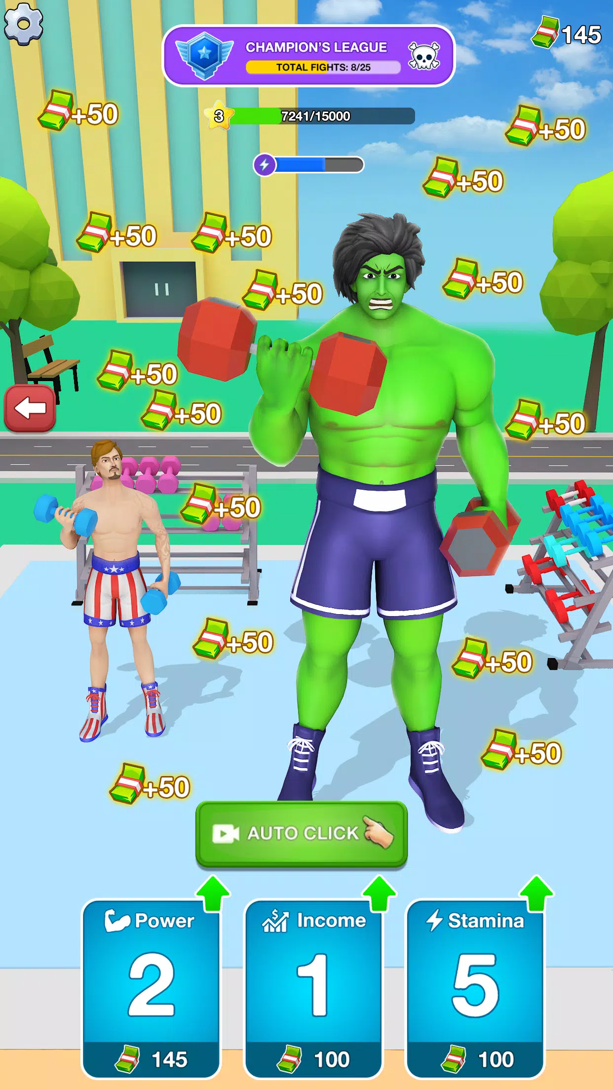 Gym Clicker Hero: Idle Muscles スクリーンショット 0