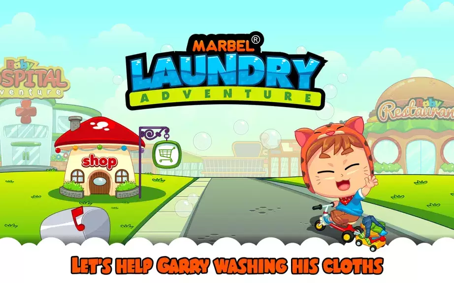 Marbel Laundry - Kids Game स्क्रीनशॉट 0