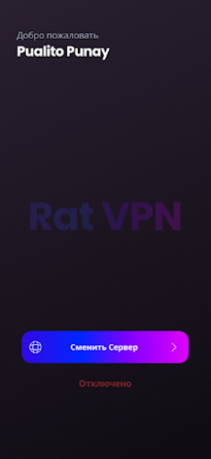 Rat VPN ဖန်သားပြင်ဓာတ်ပုံ 0