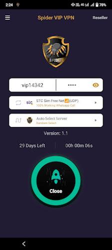 Spider VIP VPN ภาพหน้าจอ 0