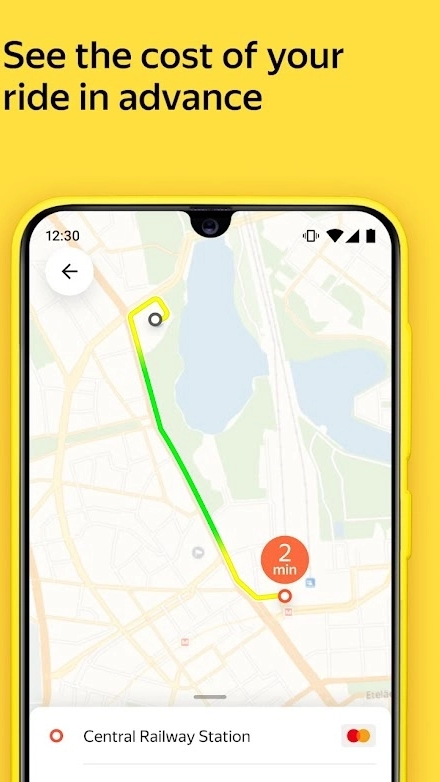 Yandex Go: taxi and delivery Schermafbeelding 2