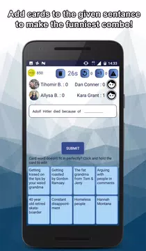 Words Against Humanity ภาพหน้าจอ 1
