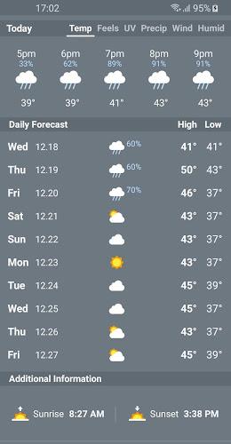 Weather Sky: Weather, Radar スクリーンショット 3