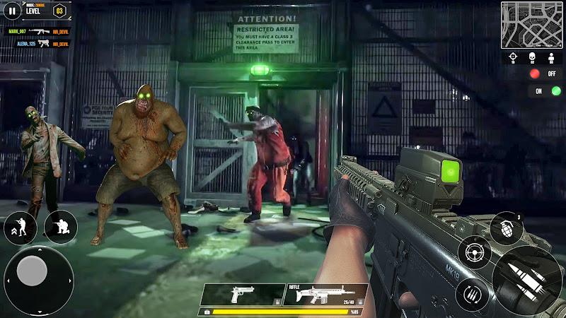 Dead Zombie Survival Shooter ภาพหน้าจอ 0