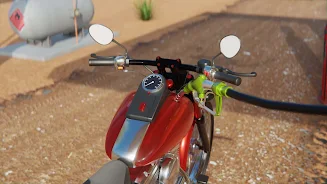 Motorcycle Long Road Trip Game Captura de pantalla 3