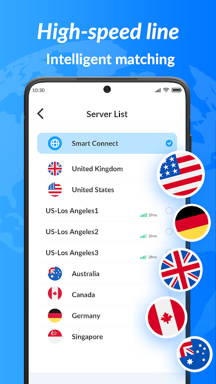 SpeedyLink: Secure VPN Proxy Capture d'écran 2