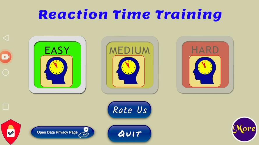 Reaction Time Training Tangkapan skrin 0