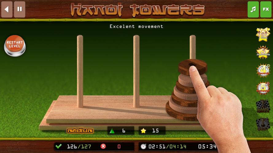 The Hanoi Towers Lite スクリーンショット 2