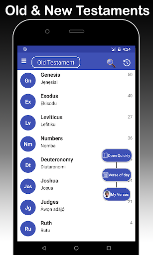 Yoruba & English Bible - With Full Offline Audio Ekran Görüntüsü 0