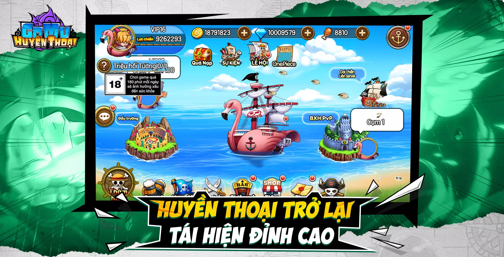 Gomu Huyền Thoại - Đại Chiến Captura de tela 0