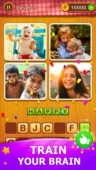 4 Pics Guess Word -Puzzle Game Captura de pantalla 0