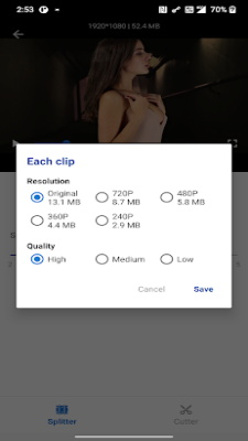 Video Splitter & Trim Videos Screenshot 0