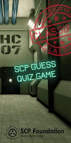 Schermata scp quiz game 0