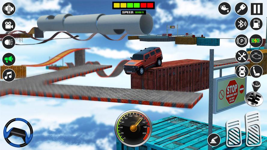 Mega Ramp Car Stunt Games 3d Captura de pantalla 1
