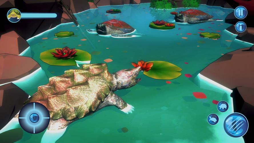 Ocean turtle tortoise Sea Game 스크린샷 1
