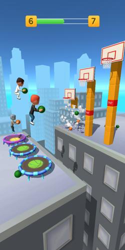 Jump Up 3D: Basketball game スクリーンショット 0