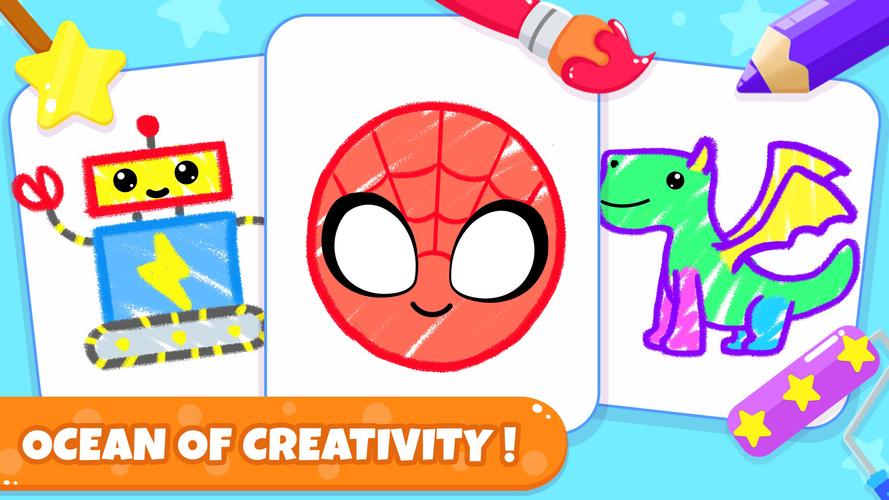 Drawing Games: Paint And Color Скриншот 0