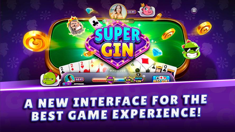 Gin Rummy Super - Card Game ภาพหน้าจอ 2