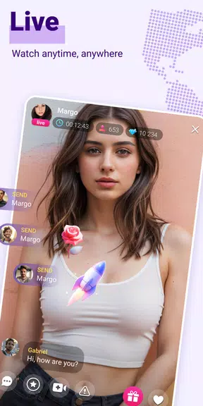 Schermata Video Chat Live Roulette 0