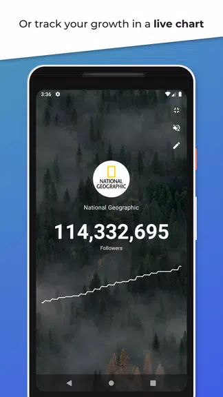 Instastatistics - Live Followe Ekran Görüntüsü 1