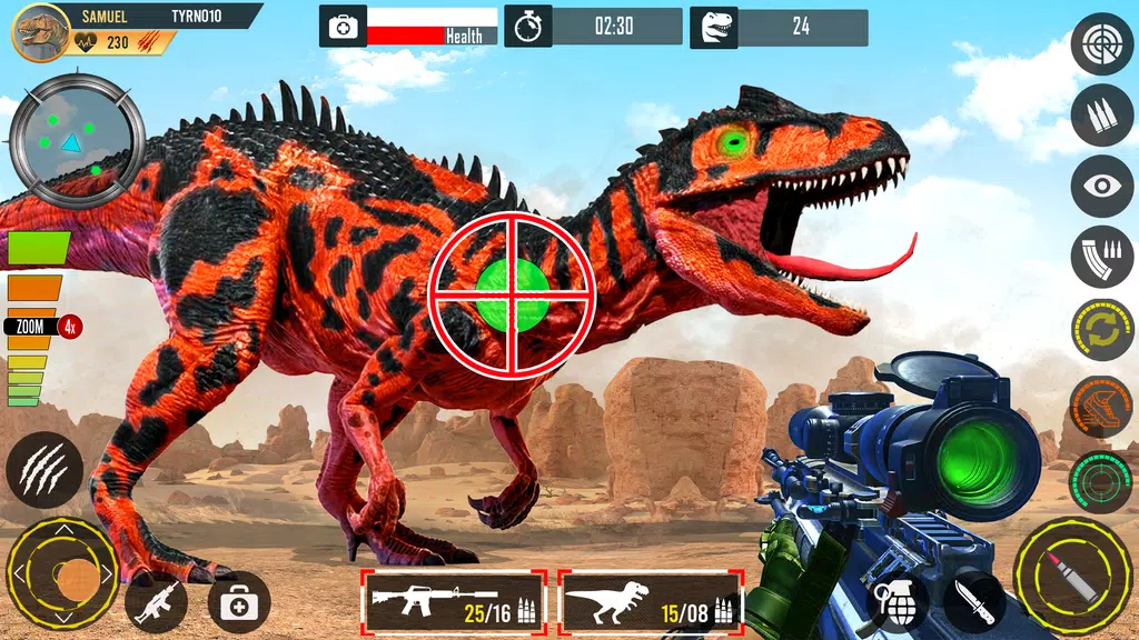 Schermata Real Dino Hunting Gun Games 0