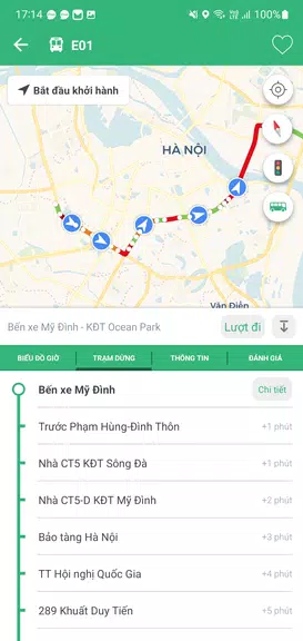 BusMap Hà Nội スクリーンショット 2