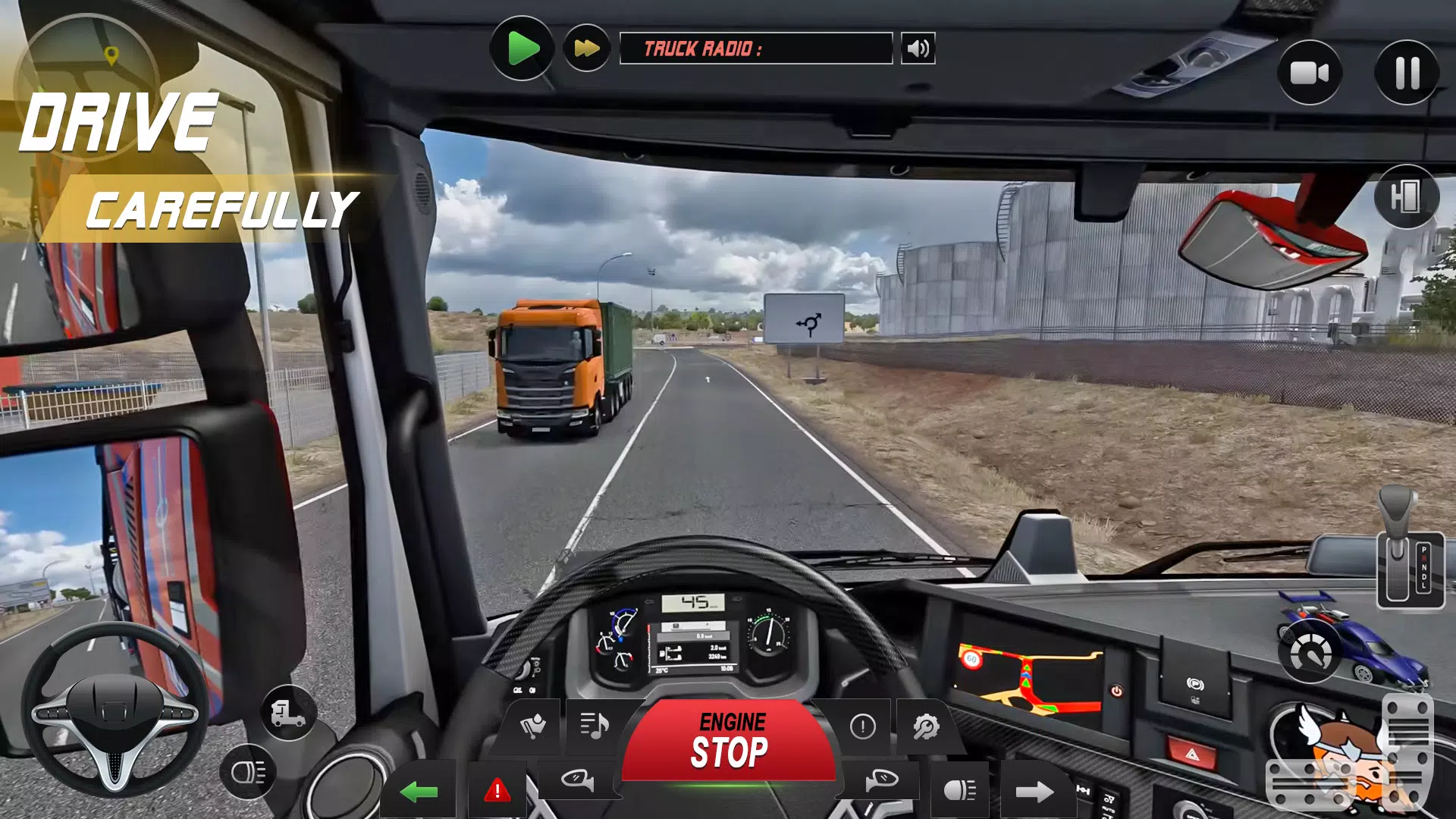 Euro Truck Driving Game 3d ภาพหน้าจอ 3