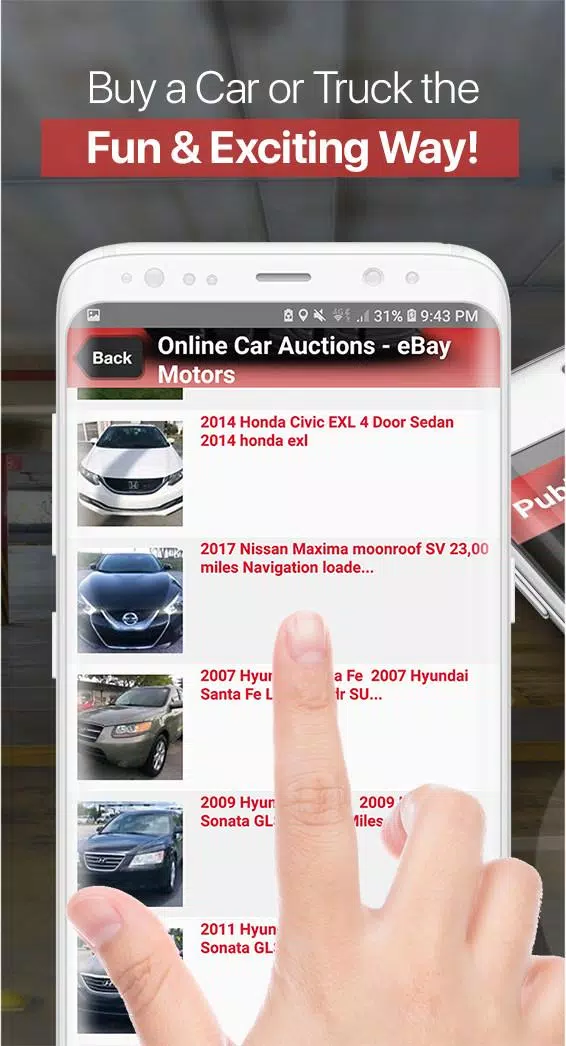 Public Car Auctions Directory Tangkapan skrin 3