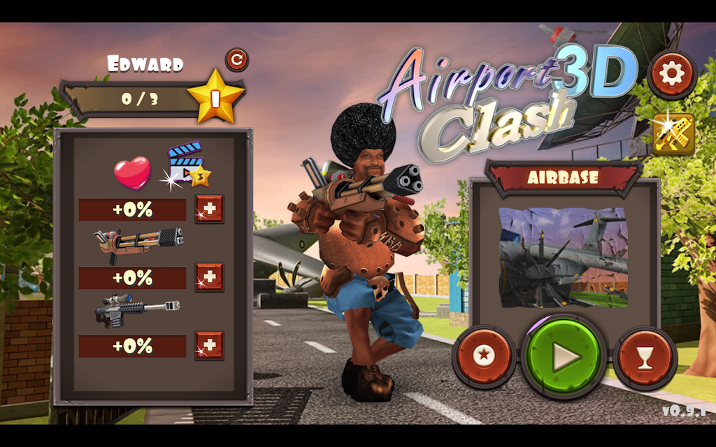 Airport Clash 3D - Minigun Sho স্ক্রিনশট 0