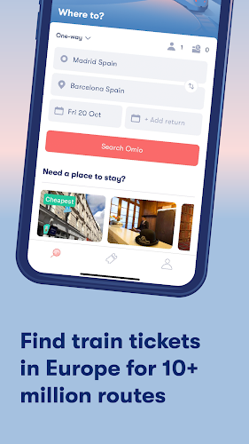 Omio: Train and bus travel app Ảnh chụp màn hình 3