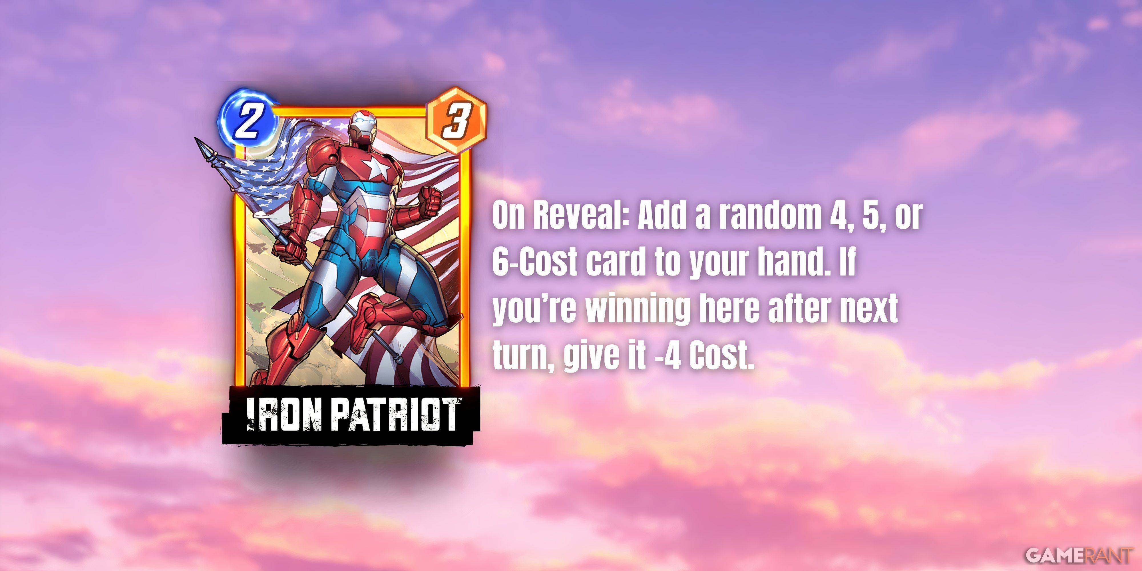 Iron Patriot Value