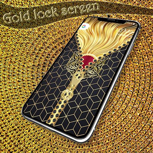 Gold lock screen ภาพหน้าจอ 2