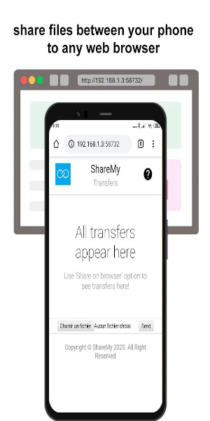 xShare- Transfer & Share files স্ক্রিনশট 1