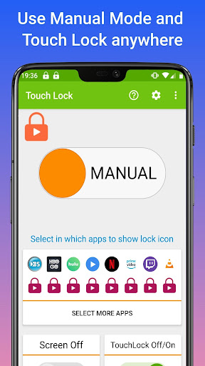 Touch Lock Screen lock Schermafbeelding 0