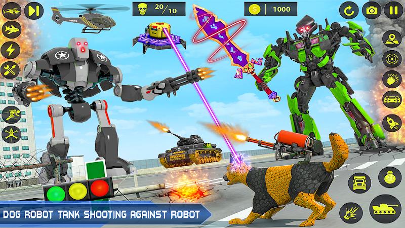 Army Tank Robot Car Games: Ảnh chụp màn hình 0