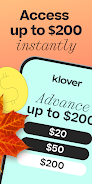 Klover - Instant Cash Advance Tangkapan skrin 0